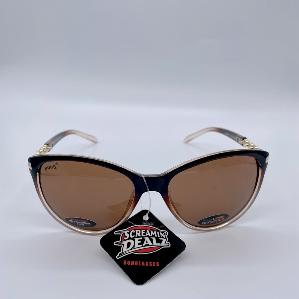 Pugs Sunglasses Designer Women Sunglasses - (Brown)